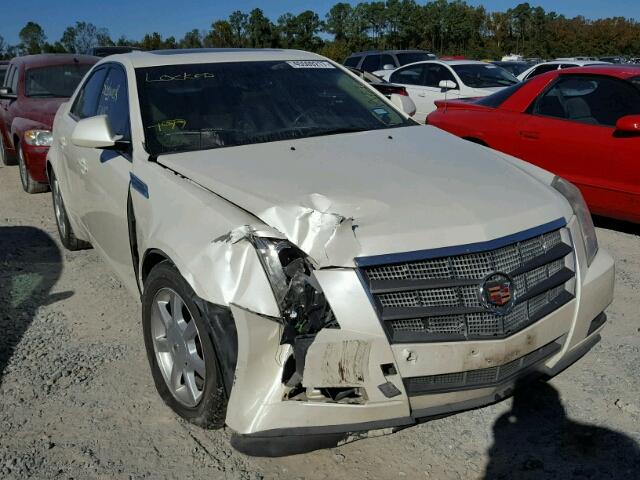 1G6DM577180107904 - 2008 CADILLAC CTS WHITE photo 1