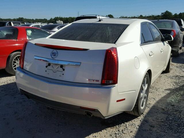 1G6DM577180107904 - 2008 CADILLAC CTS WHITE photo 4