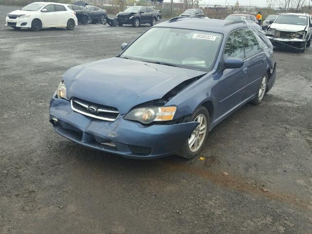 4S3BP616957319938 - 2005 SUBARU LEGACY 2.5 BLUE photo 2