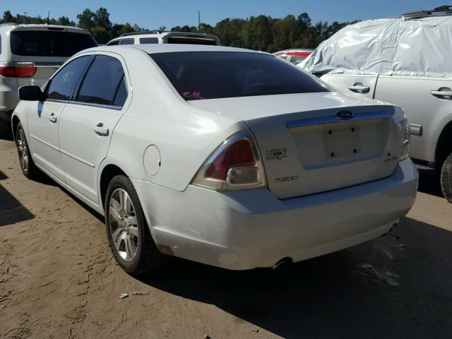 3FAFP08106R103081 - 2006 FORD FUSION SEL WHITE photo 3