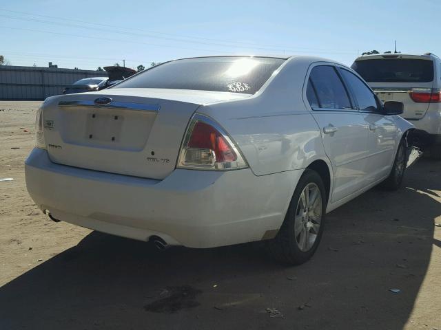 3FAFP08106R103081 - 2006 FORD FUSION SEL WHITE photo 4