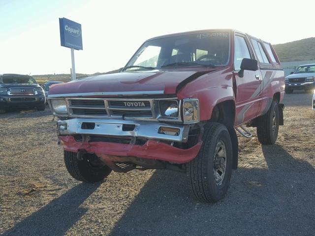 JT4RN63A5J5045715 - 1988 TOYOTA PICKUP RN6 RED photo 2