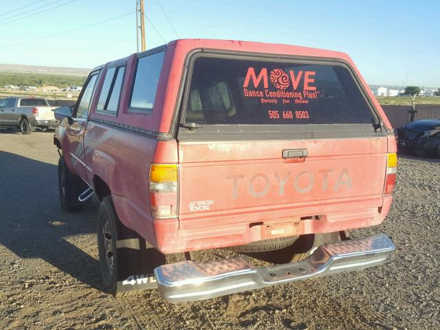 JT4RN63A5J5045715 - 1988 TOYOTA PICKUP RN6 RED photo 3