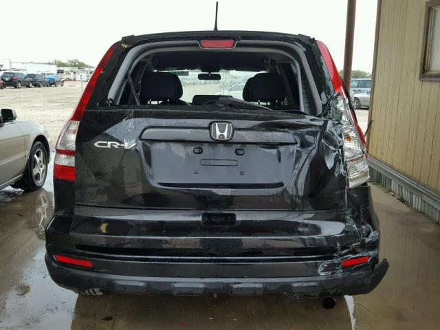 3CZRE3H31AG700996 - 2010 HONDA CR-V LX BLACK photo 9