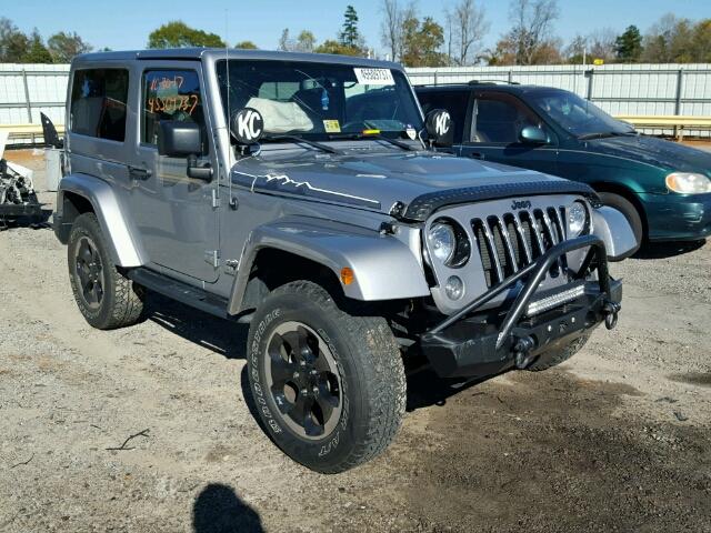 1C4AJWBG6EL238939 - 2014 JEEP WRANGLER S SILVER photo 1