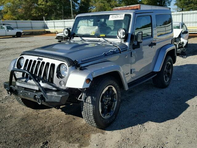 1C4AJWBG6EL238939 - 2014 JEEP WRANGLER S Gümüş foto 2