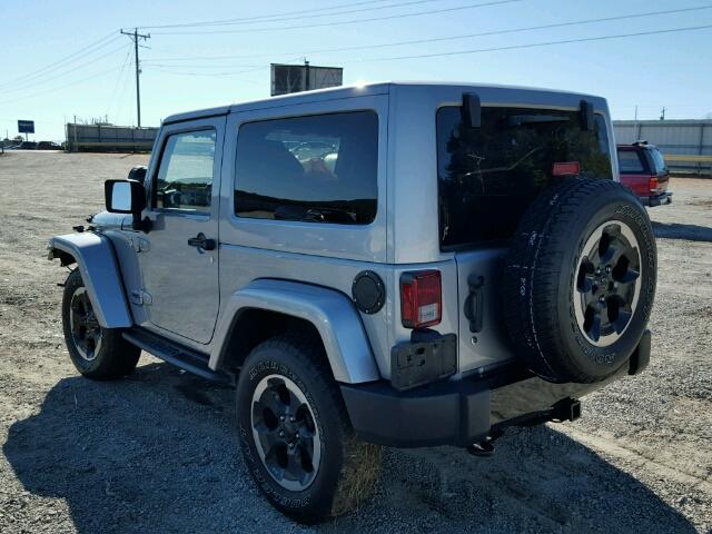 1C4AJWBG6EL238939 - 2014 JEEP WRANGLER S SILVER photo 3