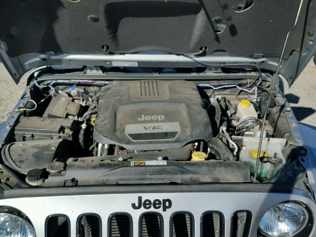 1C4AJWBG6EL238939 - 2014 JEEP WRANGLER S Gümüş foto 7