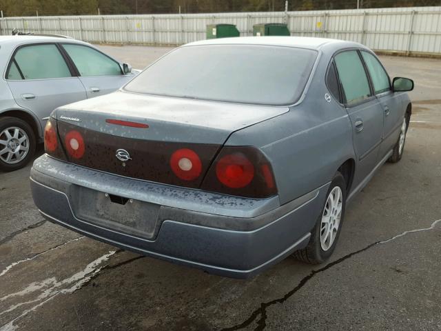 2G1WF52E059169441 - 2005 CHEVROLET IMPALA GREEN photo 4