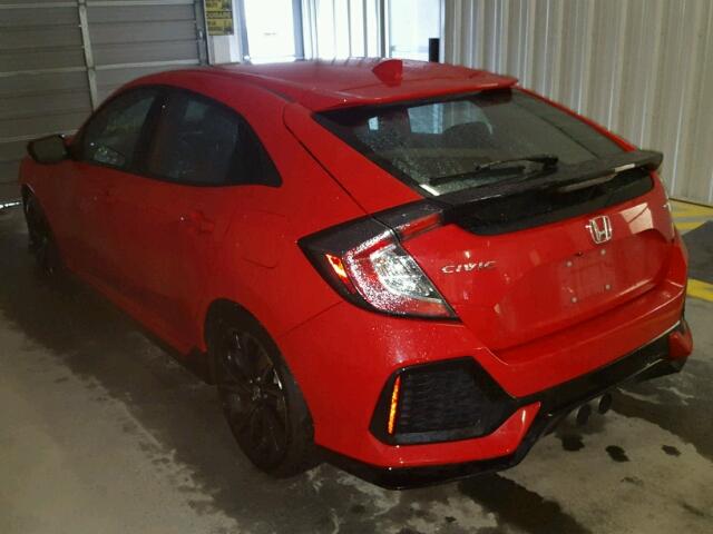 SHHFK7G49JU208000 - 2018 HONDA CIVIC SPOR RED photo 3