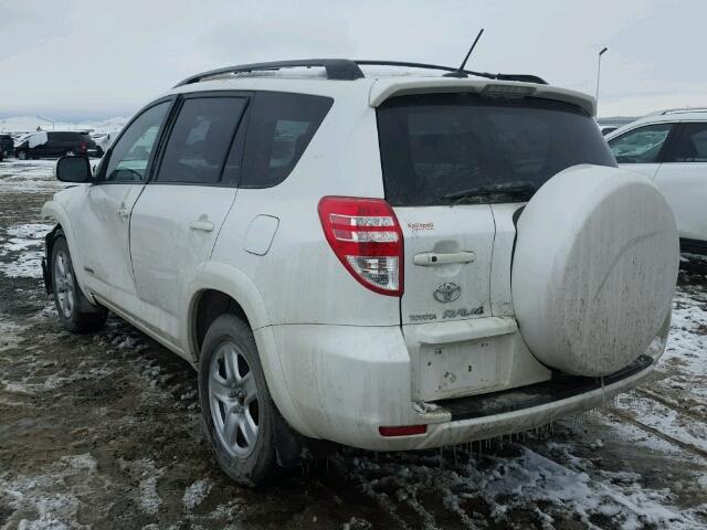 JTMDK4DV4AD015667 - 2010 TOYOTA RAV4 LIMIT WHITE photo 3