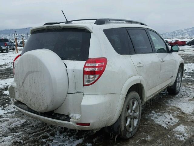 JTMDK4DV4AD015667 - 2010 TOYOTA RAV4 LIMIT WHITE photo 4