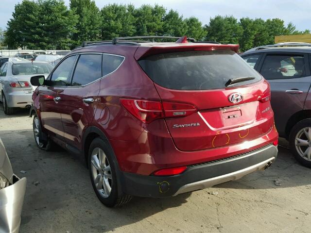 5XYZU3LA8DG097045 - 2013 HYUNDAI SANTA FE S 红色 照片 3