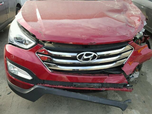 5XYZU3LA8DG097045 - 2013 HYUNDAI SANTA FE S 红色 照片 7