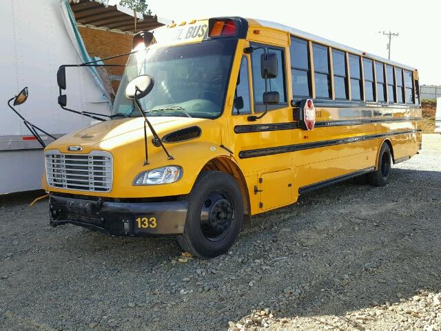 4UZABRDT0CCBP1808 - 2012 THOMAS SCHOOL BUS YELLOW photo 2