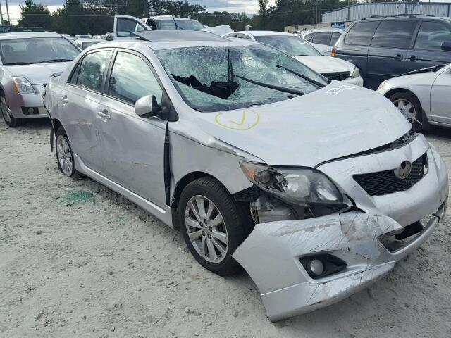 1NXBU40E39Z112874 - 2009 TOYOTA COROLLA BA SILVER photo 1