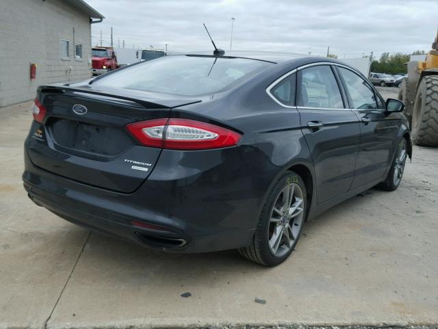 3FA6P0K93DR253259 - 2013 FORD FUSION TIT BLACK photo 4