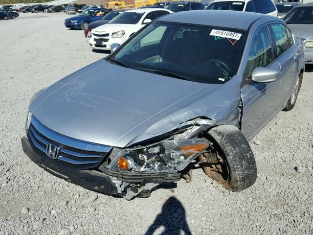 1HGCP2F33BA128673 - 2011 HONDA ACCORD LX SILVER photo 2