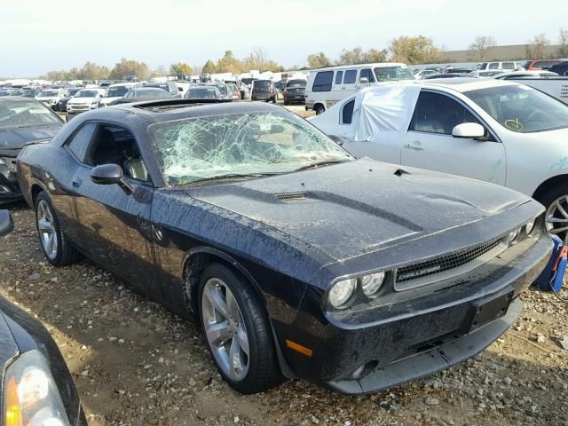 2C3CDYAG1CH259211 - 2012 DODGE CHALLENGER BLUE photo 1