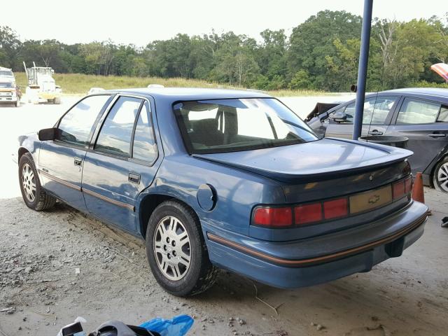 2G1WN54T1P9155646 - 1993 CHEVROLET LUMINA EUR BLUE photo 3