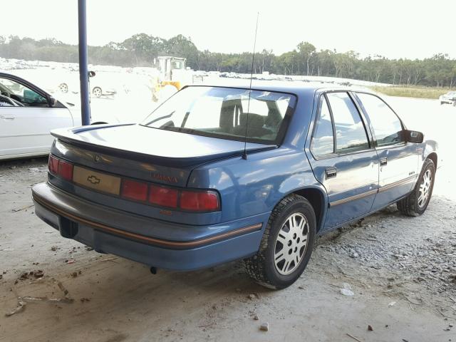 2G1WN54T1P9155646 - 1993 CHEVROLET LUMINA EUR BLUE photo 4