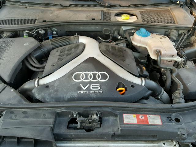 WAUCD64B74N080239 - 2004 AUDI A6 GRAY photo 7