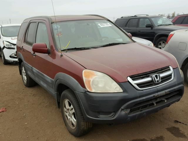 SHSRD78854U201648 - 2004 HONDA CR-V EX RED photo 1