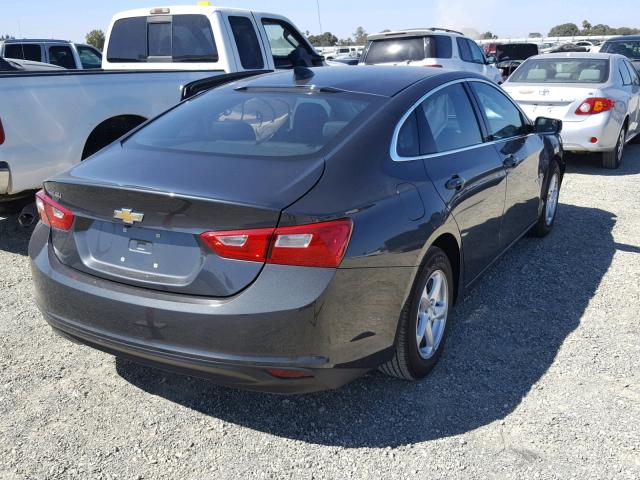 1G1ZB5ST5HF244850 - 2017 CHEVROLET MALIBU LS 灰色 照片 4
