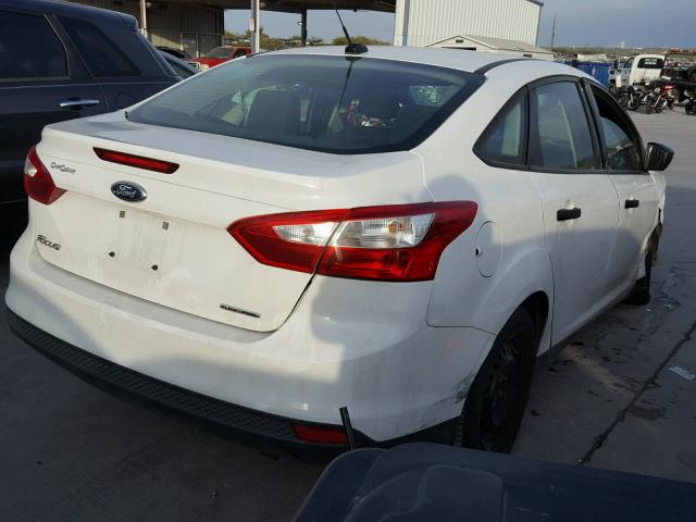 1FADP3E2XDL291478 - 2013 FORD FOCUS S WHITE photo 4