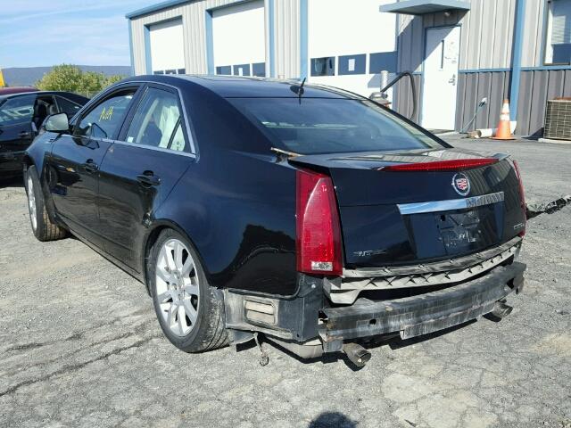 1G6DP57V580116207 - 2008 CADILLAC CTS HI FEA BLACK photo 3