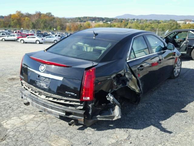 1G6DP57V580116207 - 2008 CADILLAC CTS HI FEA BLACK photo 4