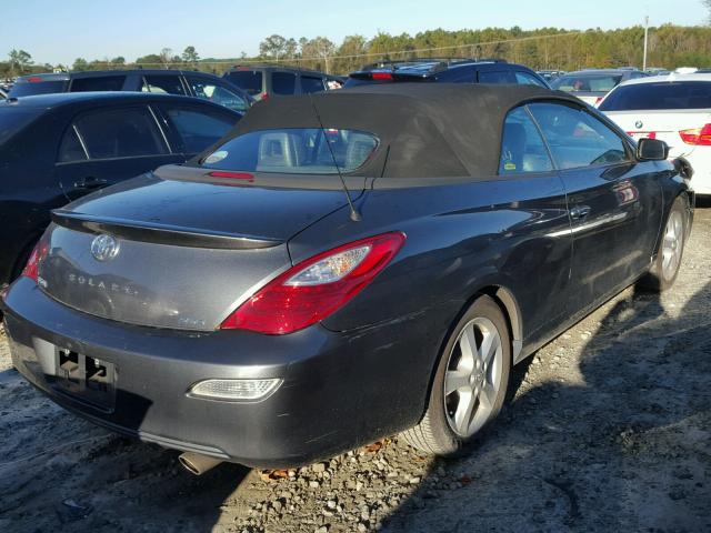 4T1FA38P28U137046 - 2008 TOYOTA CAMRY SOLA GRAY photo 4