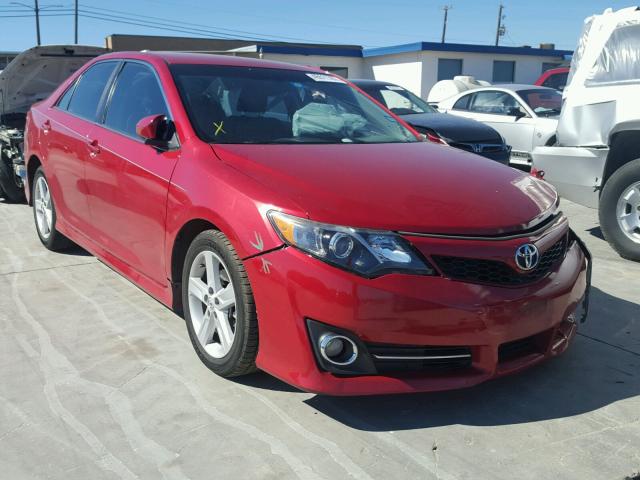 4T1BF1FK5CU612872 - 2012 TOYOTA CAMRY BASE RED photo 1