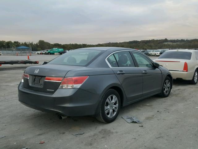 1HGCP2F65CA165042 - 2012 HONDA ACCORD SE GRAY photo 4