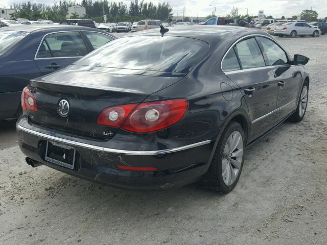 WVWMN7AN6AE549681 - 2010 VOLKSWAGEN CC SPORT BLACK photo 4