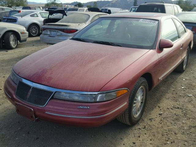 1LNLM91V7PY719074 - 1993 LINCOLN MARK VIII RED photo 2