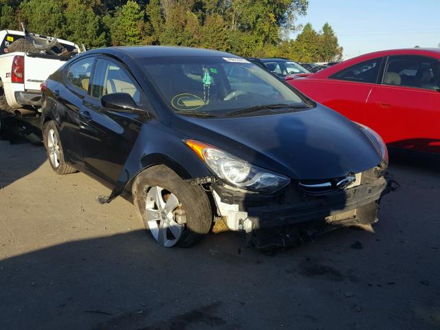 5NPDH4AE9DH409635 - 2013 HYUNDAI ELANTRA GL BLACK photo 1