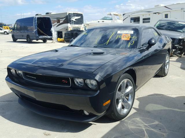 2C3CDYBT0DH724560 - 2013 DODGE CHALLENGER BLACK photo 2