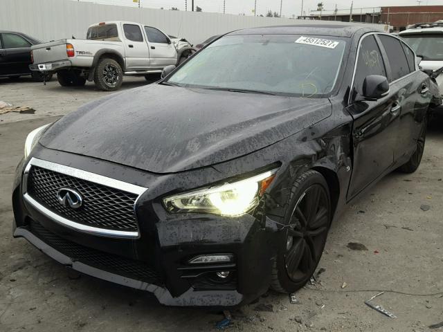 JN1BV7AP2EM685586 - 2014 INFINITI Q50 BASE BLACK photo 2