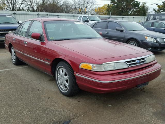 2FALP73W7SX198961 - 1995 FORD CROWN VICT RED photo 1