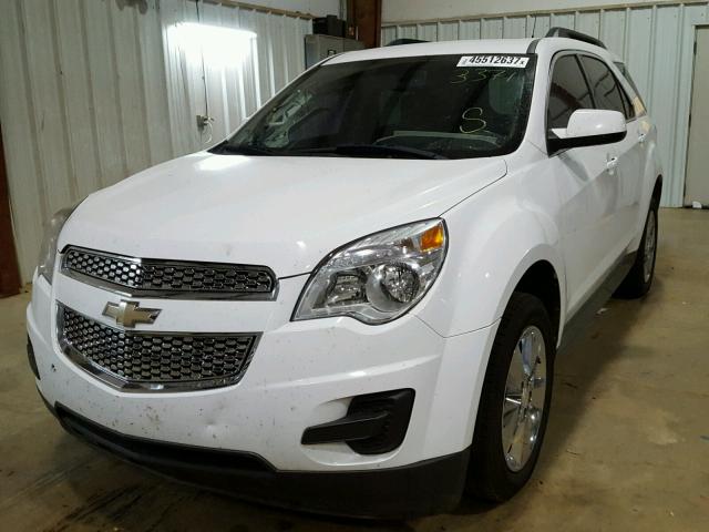 2CNALDEW0A6363371 - 2010 CHEVROLET EQUINOX LT WHITE photo 2