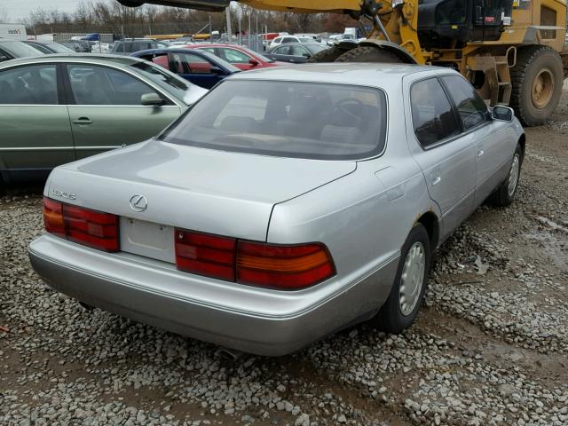 JT8UF11EXM0089130 - 1991 LEXUS LS 400 SILVER photo 4