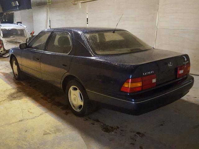 JT8BH28F9W0114429 - 1998 LEXUS LS BLUE photo 3