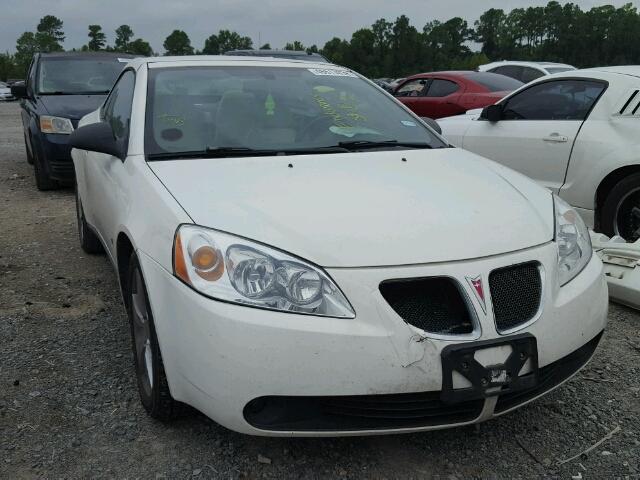 1G2ZH361774118832 - 2007 PONTIAC G6 GT WHITE photo 1