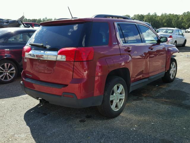 2GKALREK9F6268527 - 2015 GMC TERRAIN SL RED photo 4