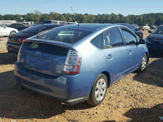 JTDKB20U277583075 - 2007 TOYOTA PRIUS BLUE photo 4