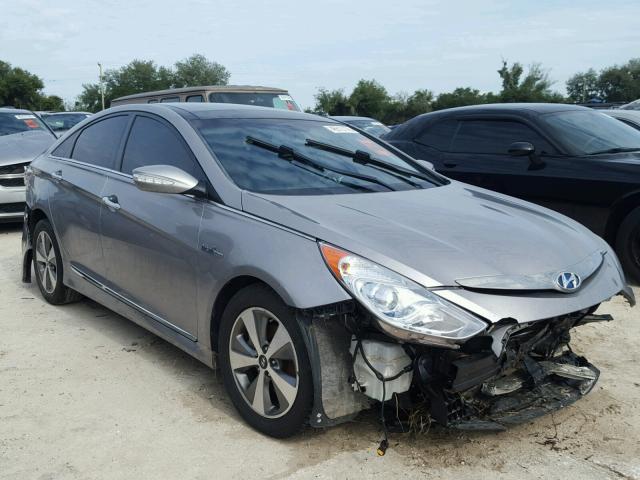 KMHEC4A43BA007989 - 2011 HYUNDAI SONATA HYB SILVER photo 1