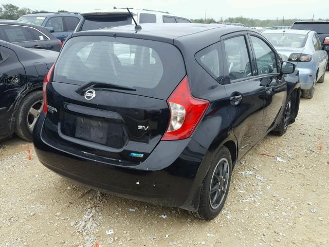 3N1CE2CP6FL375005 - 2015 NISSAN VERSA NOTE BLACK photo 4