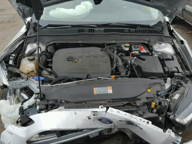 3FA6P0HD7ER111364 - 2014 FORD FUSION SE SILVER photo 7