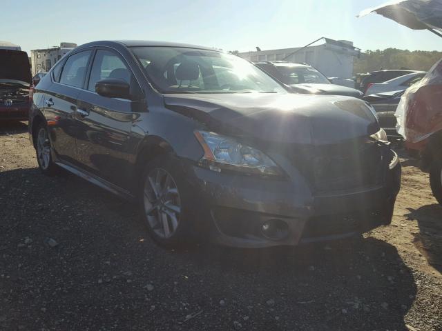 3N1AB7AP9DL777548 - 2013 NISSAN SENTRA S GRAY photo 1